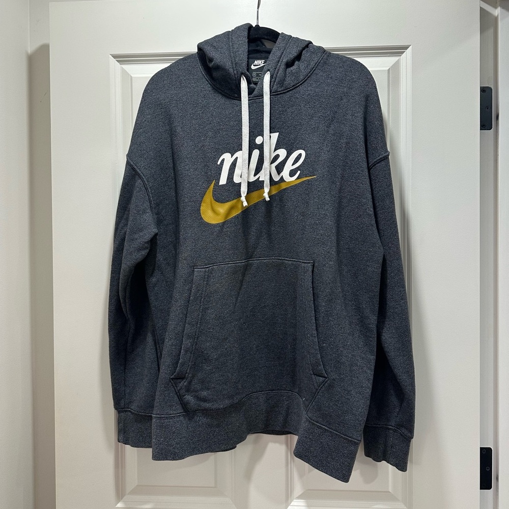 Nike Sportswear Heritage Pullover Hoodie Gray, Men’s XL